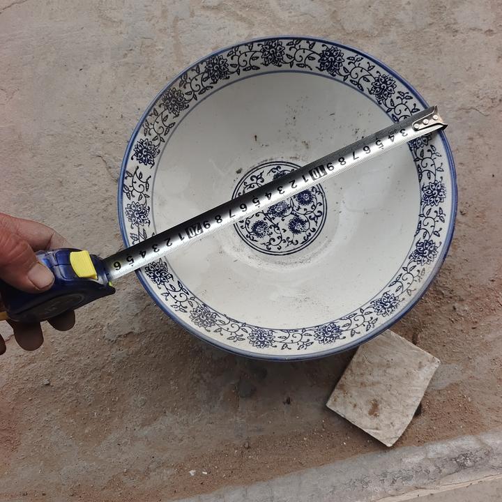 十寸青花斗笠碗，下单满十送一