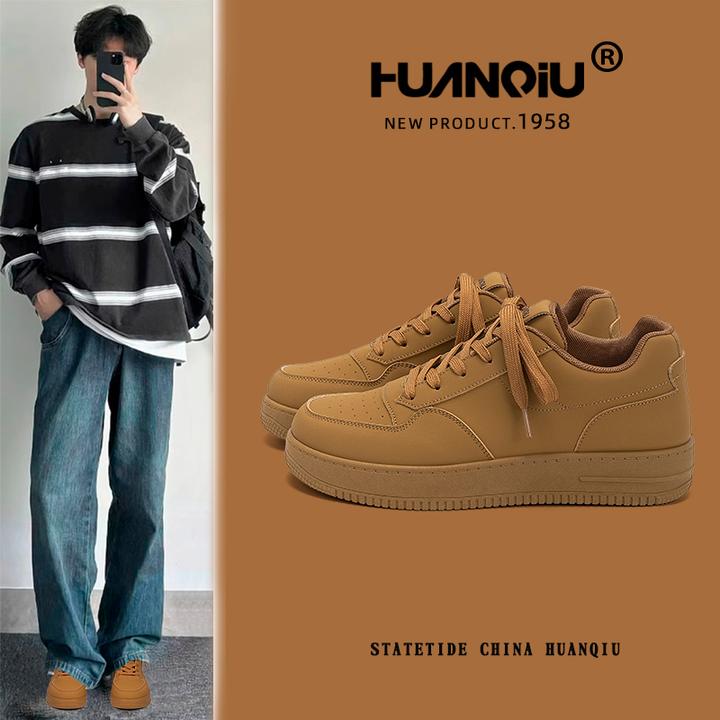 环球隐形增高板鞋男夏季2025新款潮流鞋子小众男运动休闲美式复古