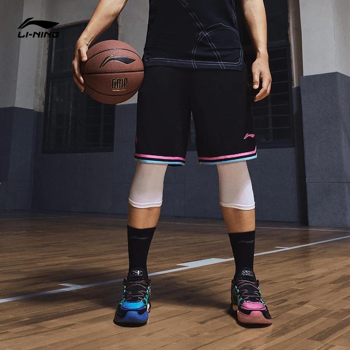 【男美式薄款】李宁夏季吉米巴特勒CBA篮球系列健身比赛裤AAPU209
