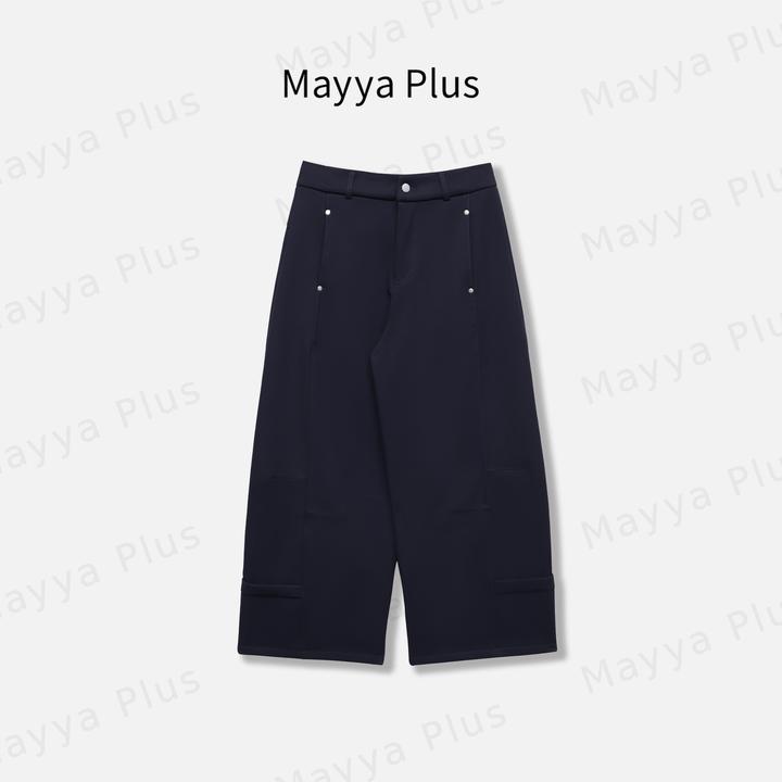 【冬日漫步】Mayya Plus麦芽定制防风款气质显瘦百搭休闲裤32547839