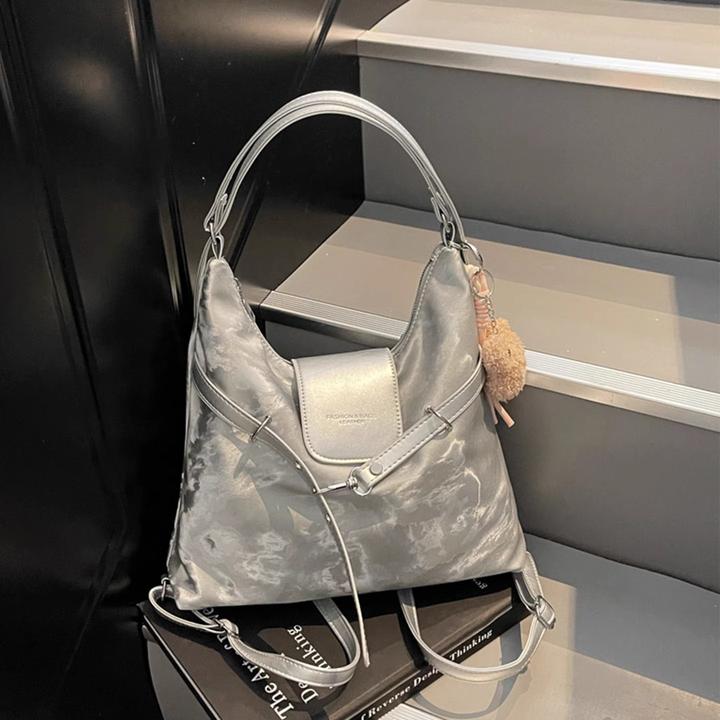 通勤托特包女大容量2025新款休闲小众设计单肩包多功能双肩包背包