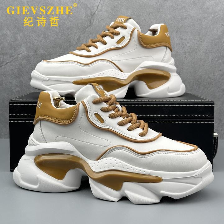 纪诗哲男鞋老爹鞋厚底增高鞋时尚百搭潮流运动鞋爆款休闲鞋舒适