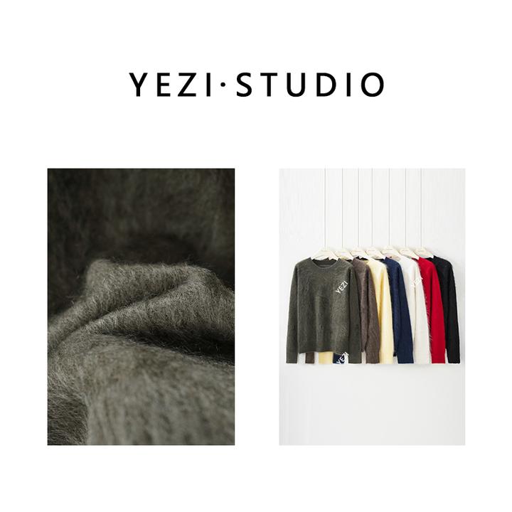 【奢享云端】15微米百百山羊.绒拉绒无缝一体氛围针织毛衣25319048