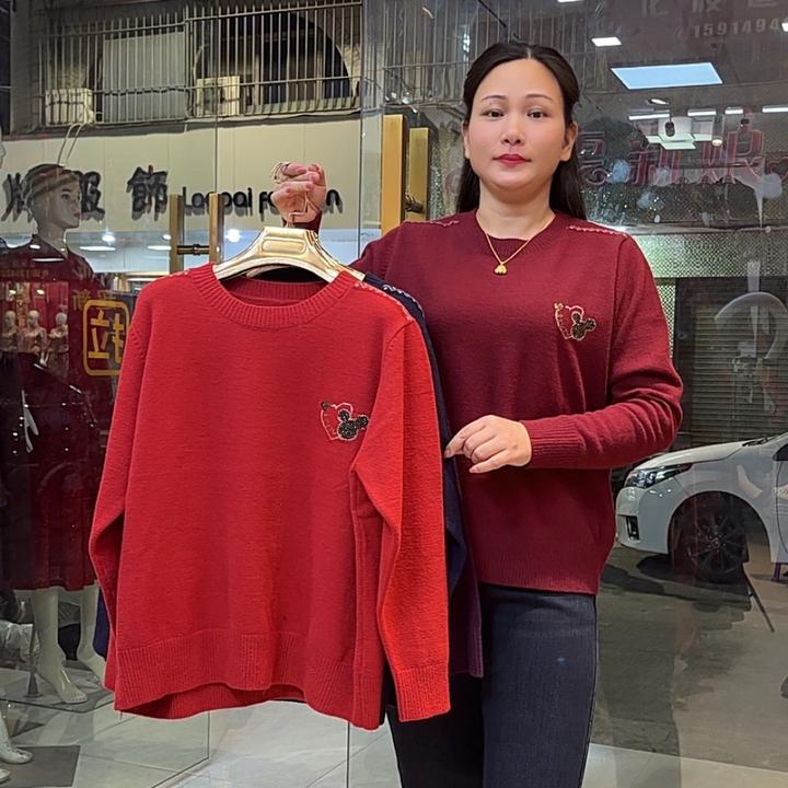 秋冬中老年妈妈装纯衫半高领内搭毛衣大码长袖针织打底衫