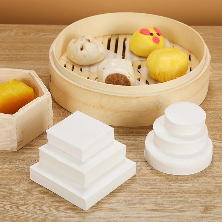 蒸包子专用纸垫片包子纸垫包底纸蒸笼纸家用烘焙一次性不粘蒸包子