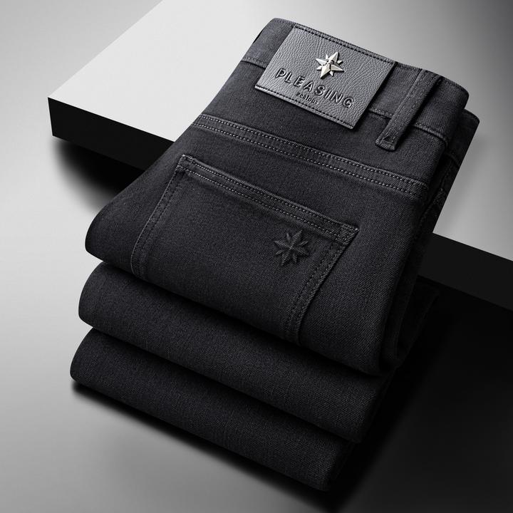 【臣吾】2025新款秋季高端轻奢高级感商务休闲牛仔裤男款修身长裤子