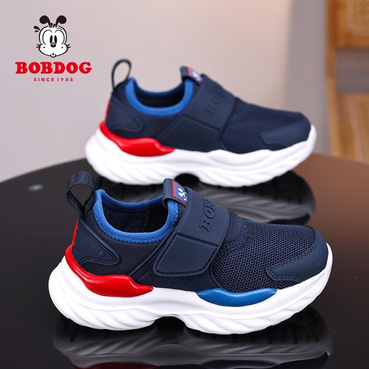 巴布豆童鞋2025儿童6-12岁小孩子潮款运动鞋子中小童一脚蹬跑步鞋