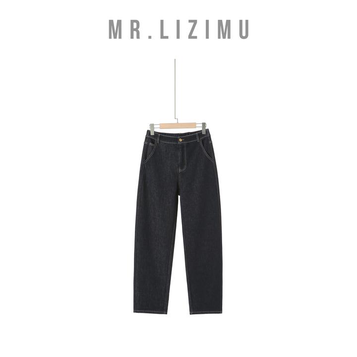 李子木先生简约休闲牛仔裤女款爆款2025新款时尚百搭厚款休闲裤