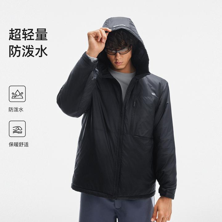 【新雪丽暖绒棉服】BODYDREAM 超轻量防泼水棉服男冬季户外连帽外套