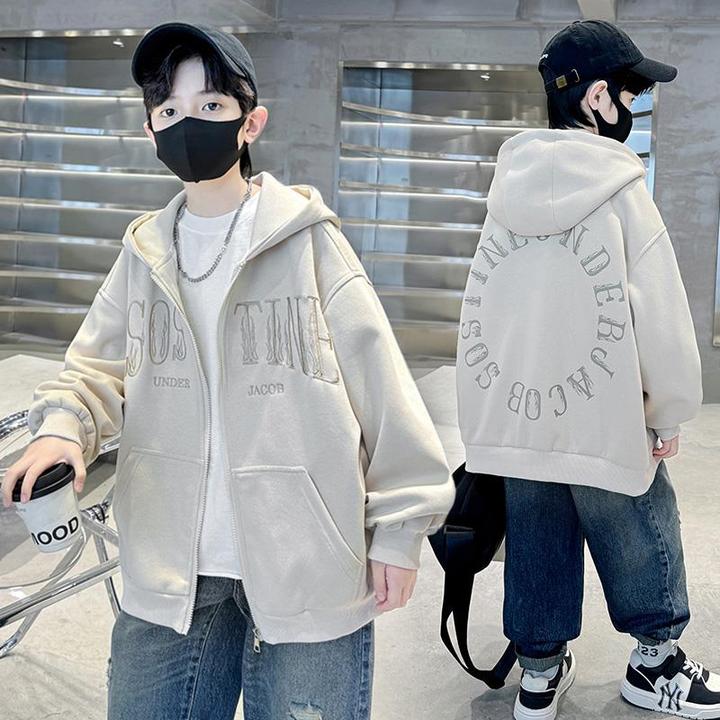 儿童装男童外套春秋款2024新款男孩秋季薄款衣服中大童韩版时髦潮