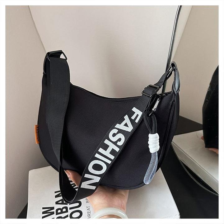 新款纯色托特包女士斜挎包大容量韩版简约百搭单肩包