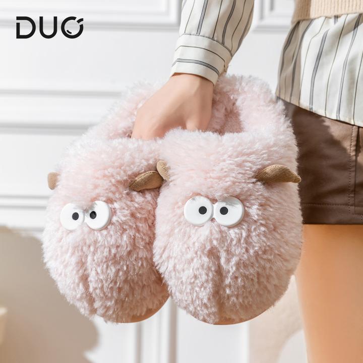 【原创屁屁羊】冬天棉拖鞋女款2025新款厚底冬季防滑毛绒保暖冬天款