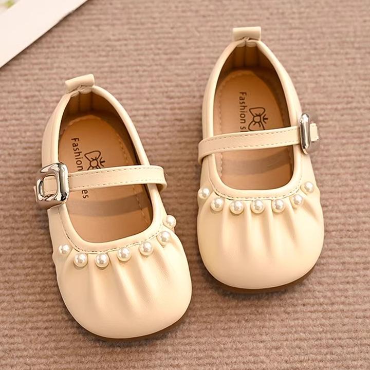 童鞋女童小皮鞋2025新款春季软底英伦风儿童单鞋女孩宝宝公主洋气