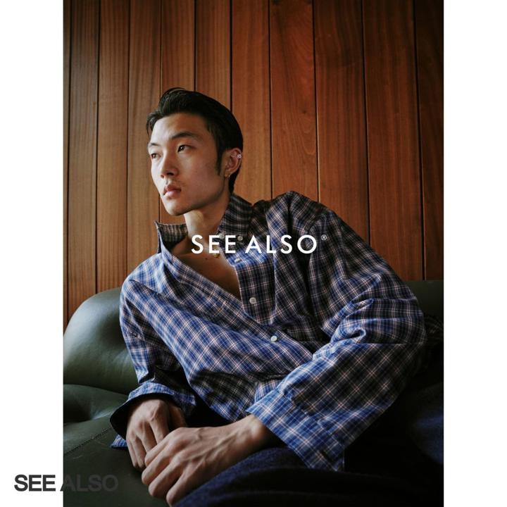 SEE ALSO『25早秋niuniu系列』新贵感复古松弛极简轻薄格纹翻领衬