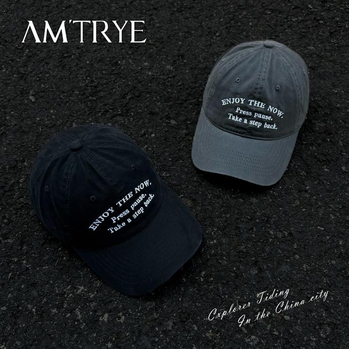 AMTRYE 棒球帽男款帽子宽帽檐深顶大头围鸭舌帽显脸小防晒帽遮阳