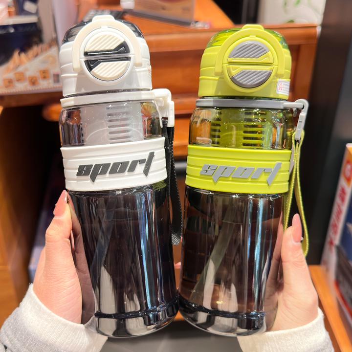 夏季学生水杯耐摔专用吸管杯新款男生直饮杯大容量运动户外便携壶