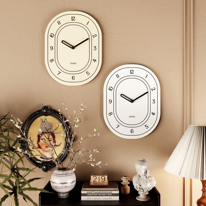 超静音4045创意时钟挂钟极简时尚艺术轻奢家用现代简约钟表挂墙