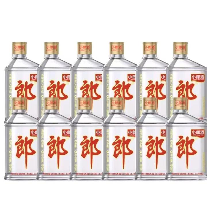 郎酒经典小郎酒歪嘴郎45度100ml*12瓶 浓酱兼香型白酒 口粮酒45度