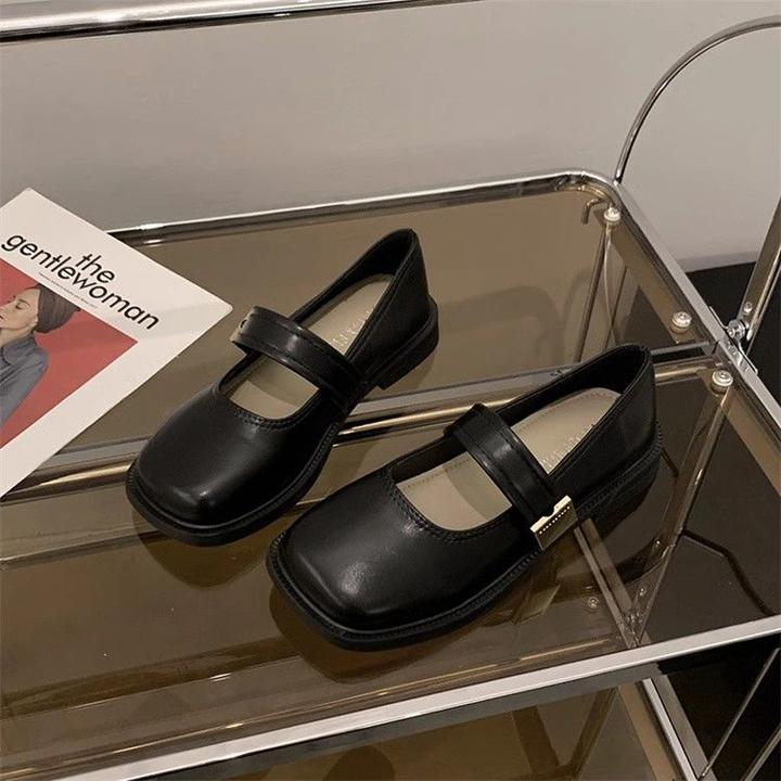 小香风单鞋女士2025春秋季新款超火简约百搭气质时尚平底小皮鞋潮