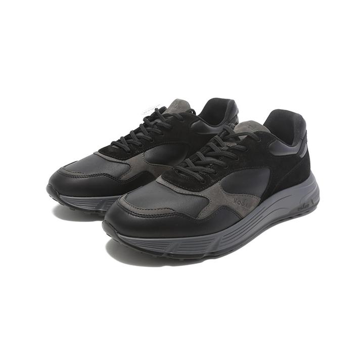 未使用 HOGAN 男士厚底系带休闲运动鞋HXM5630DM90QDC