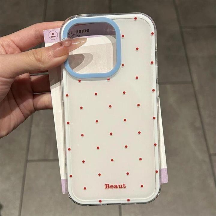 双层IMD韩系红波适用苹果16promax手机壳iphone15防摔14简约13TPU