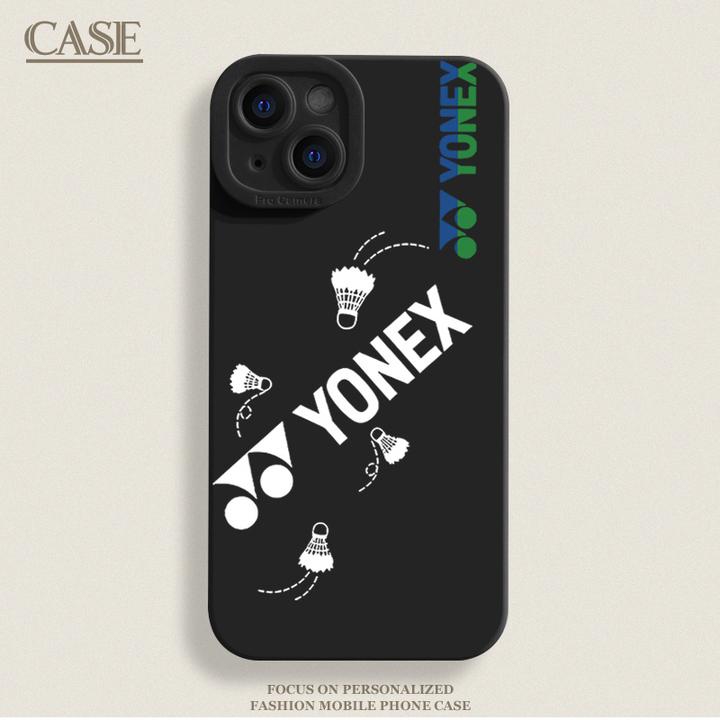 英文羽毛球适用iPhone16ProMax手机壳15苹果14软13瞳影12磨砂11xs