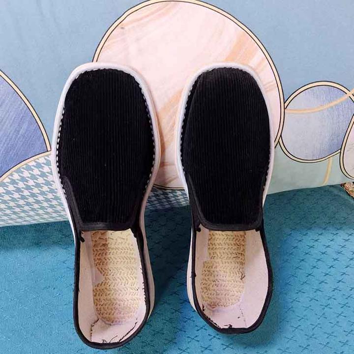 纯手工麻绳纳底老式松紧防臭舒适吸汗透气布鞋正宗手工千层底布鞋