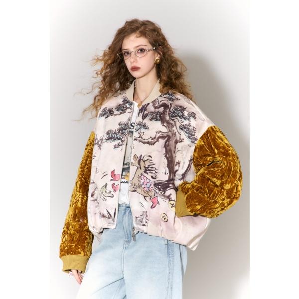 妖精的口袋艺术感中国风棉服2025秋冬新款复古棉衣时尚保暖短款