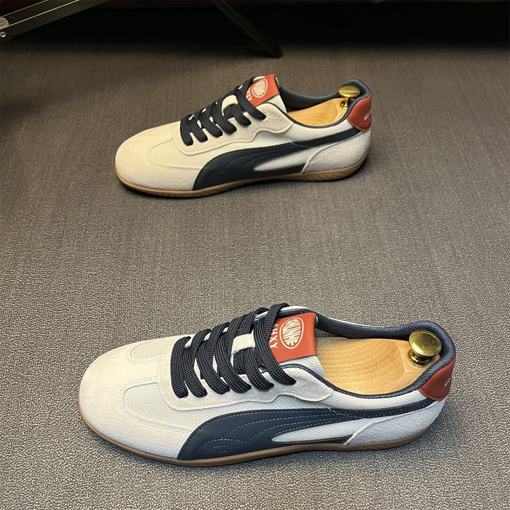 男鞋2025夏季运动休闲鞋青年平跟纯色休闲板鞋低帮男士透气小白鞋