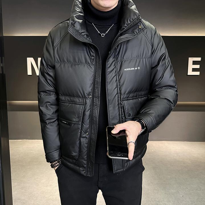 立领棉服男冬季2025新款高端休闲高级感加厚潮流保暖男士百搭外套