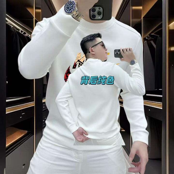 2025新款卫衣潮牌圆领高端设计青少年情侣款休闲简约卫衣