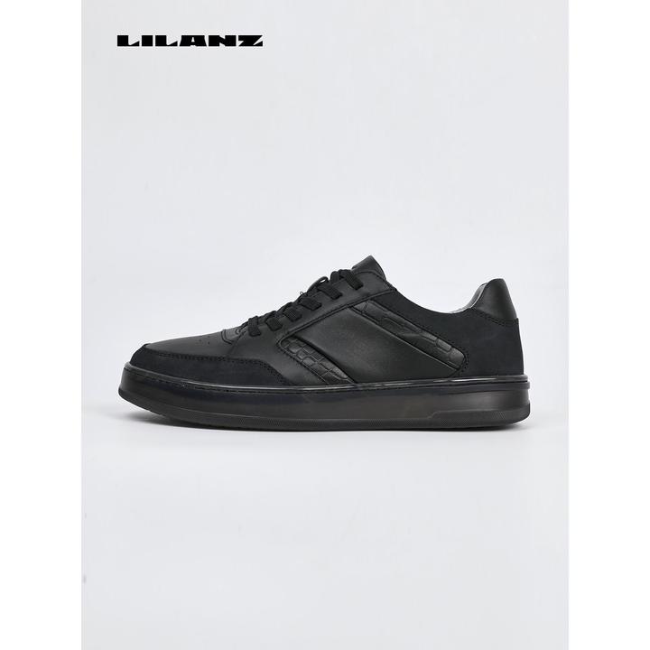 利郎男鞋【丝光磨砂】秋冬新款时尚百搭简约男士休闲板鞋 W6XXL322