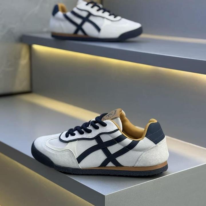 【WOH！顶奢】德训鞋男款2025秋季新款时尚简约透气防滑运动休闲板鞋