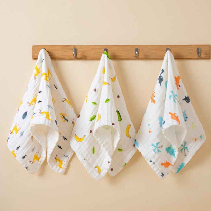 纯棉纱布毛巾吸水不掉毛全棉洗脸洗澡成人家用柔软面巾儿童小毛巾