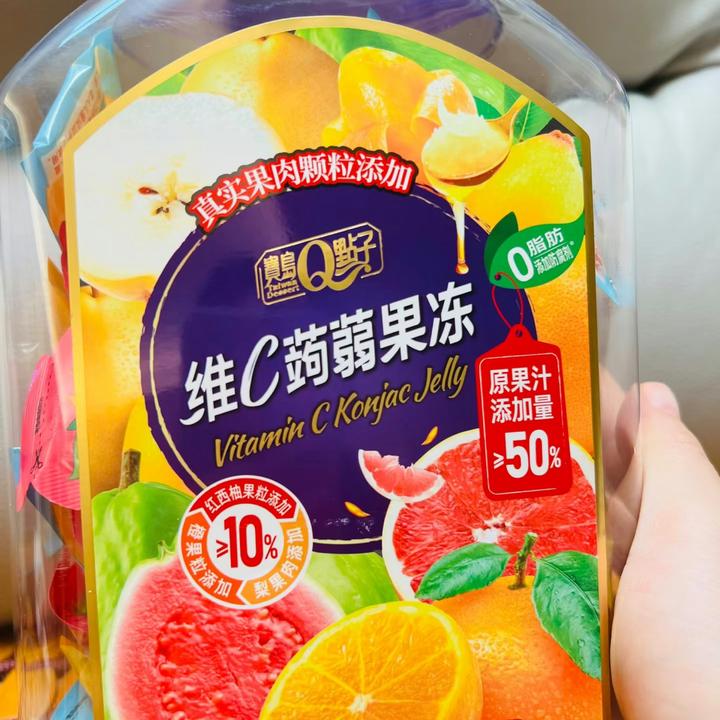 维C蒟蒻果冻多口味零脂果肉汁休闲零食