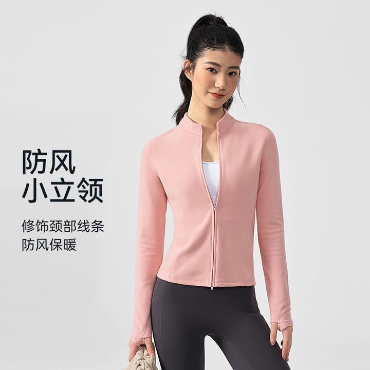 DK运动外套秋冬加绒款修身户外保暖女款运动休闲外套上衣7441