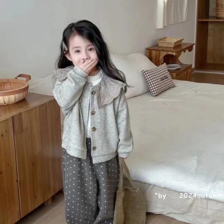 ff小香风秋装套装新款洋气童装宝宝时髦两件套韩系风森系两件套潮