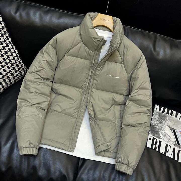 冬装2025新款休闲痞帅面包服洋气外套潮流时尚简约白潮流百搭外衣