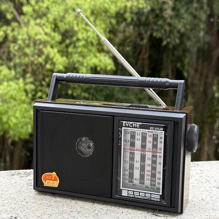 复古老式收音机大音量老年人多 波段半导体指针调台220V直插便携