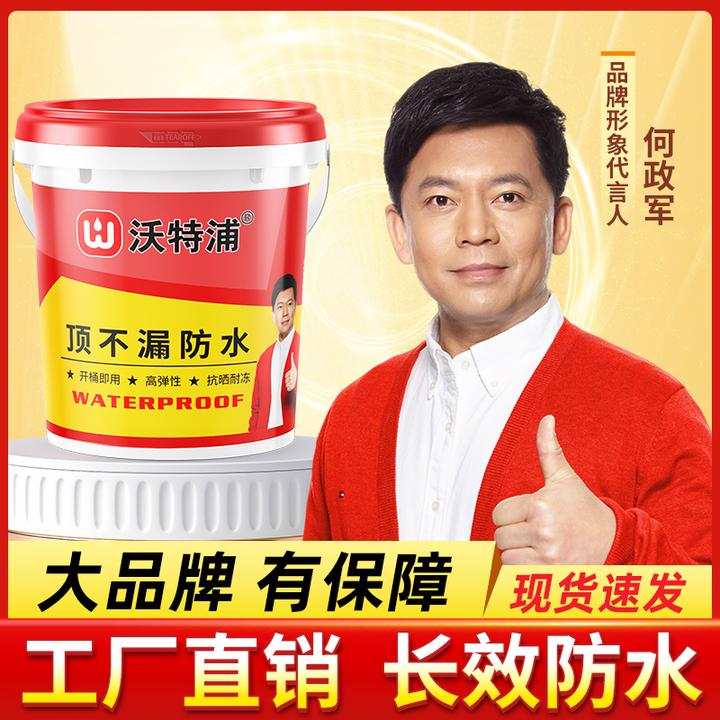 沃特浦顶不漏防水材料-雨季屋顶补漏涂料防水涂料胶补漏王