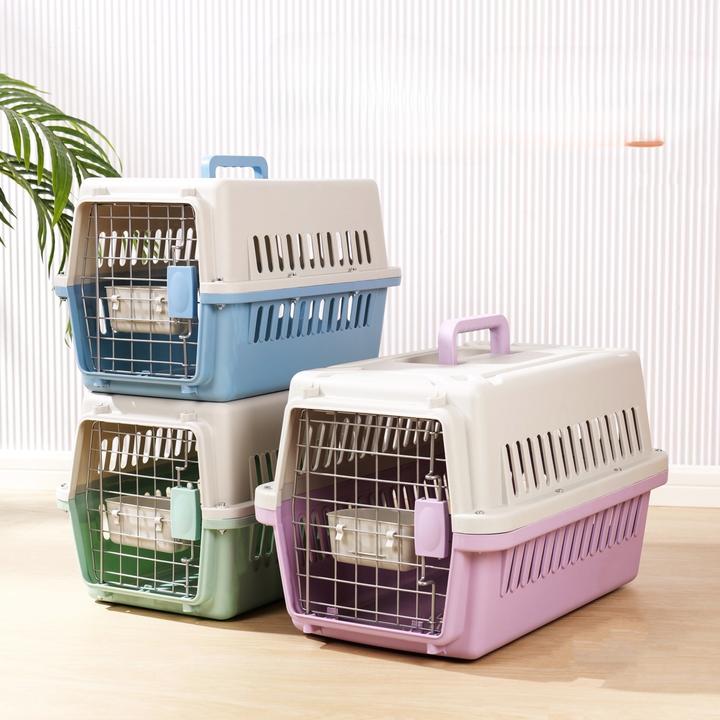 猫咪专用航空箱猫笼子便携外出宠物托运箱车载狗笼手提塑料猫箱子