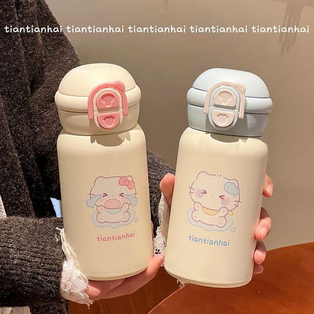 情侣水杯保温杯女2025新款高颜值316不锈钢吸管杯子学生礼物女生