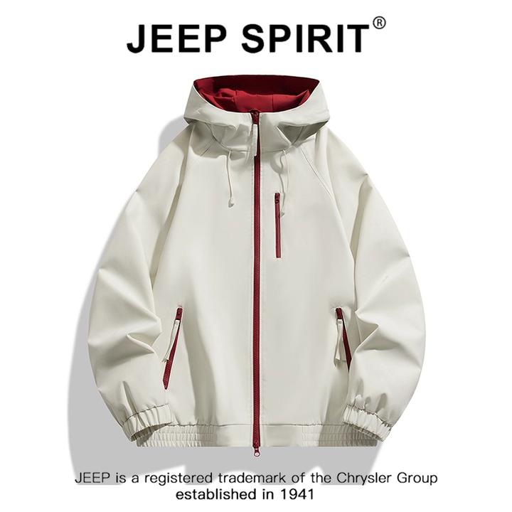 JEEPSPIRIT吉普户外冲锋衣女25新款三合一可拆卸防风防水登山夹克