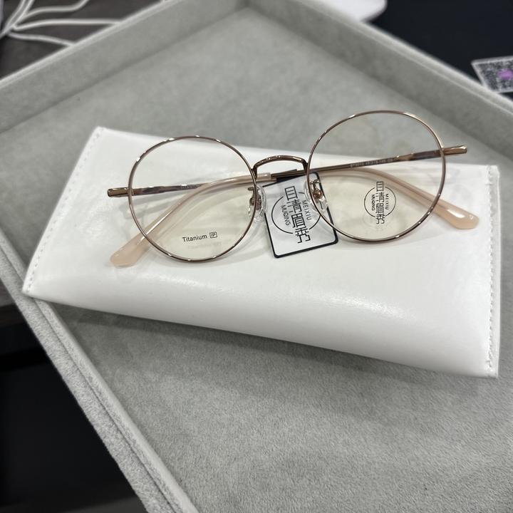 超轻近视眼镜男女通用学生款韩版潮小框金丝素颜神器