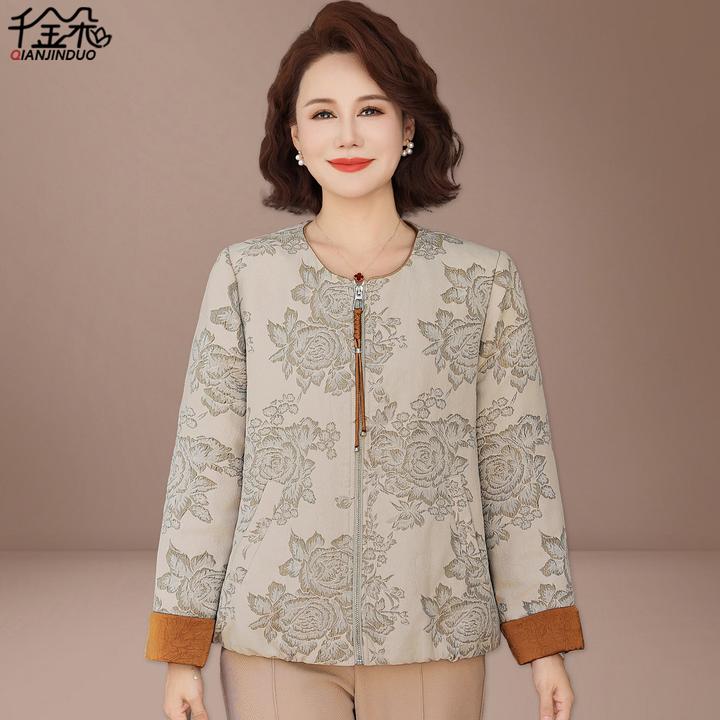 妈妈2025新款秋装外套洋气中老年春秋中国风上衣女贵夫人风衣品牌