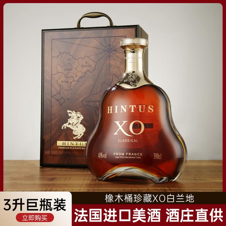 法国进口洋酒XO白兰地妙享3升礼盒装