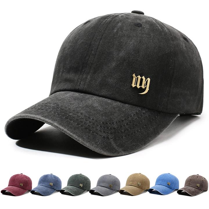 四季新款复古做旧水洗棒球帽户外简约休闲鸭舌帽时尚遮阳运动帽子