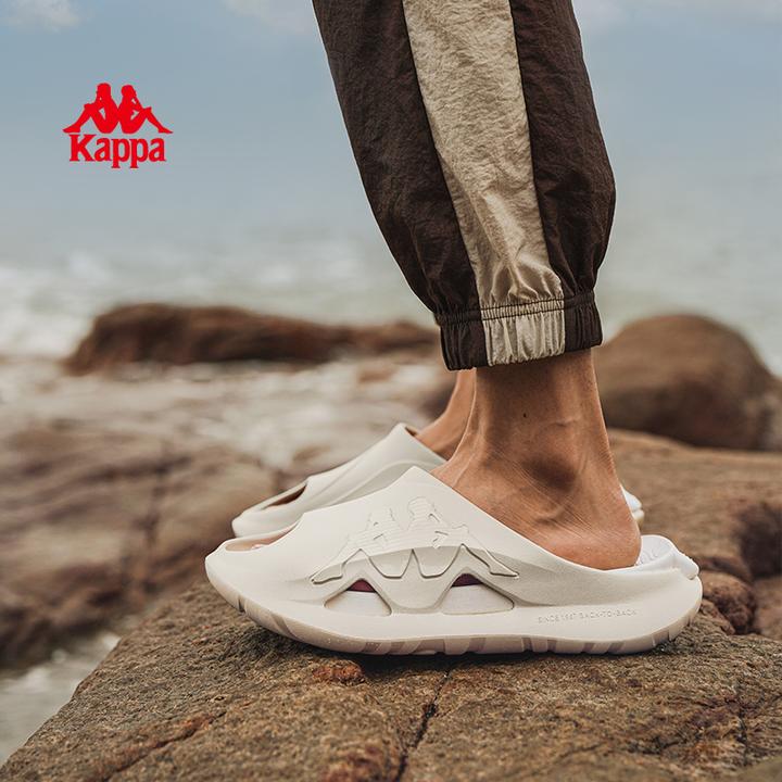 Kappa男鞋洞洞鞋2025夏季新款防滑软底外穿沙滩拖鞋子K0EX5LT33