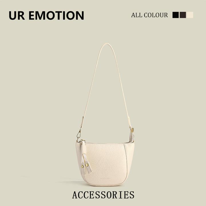 UR EMOTION小众腋下包包女2025新款时尚高级感百搭气质单肩斜挎包