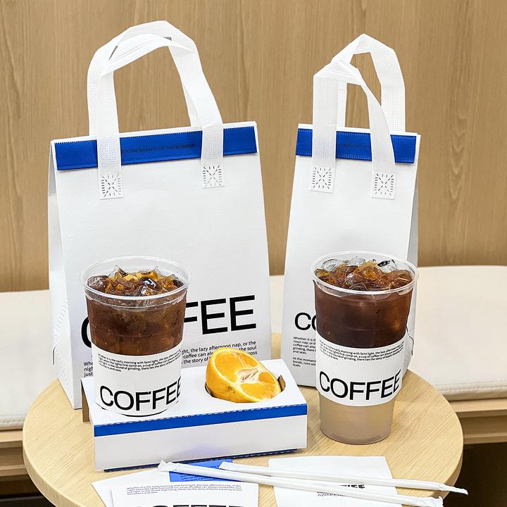 网红奶茶PET冷饮杯柠檬茶塑料咖啡杯子一次性外带打包定制1000ml